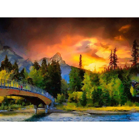 Great National Parks XXIII Black Modern Wood Framed Art Print by Medeiros, Celito