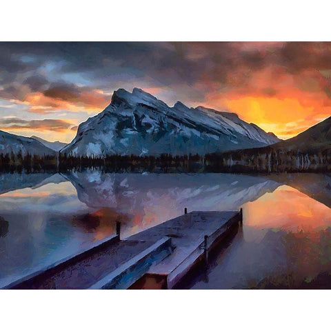 Great National Parks XXIV Gold Ornate Wood Framed Art Print with Double Matting by Medeiros, Celito