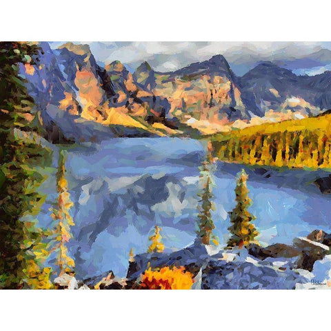 Great National Parks XXV Black Modern Wood Framed Art Print with Double Matting by Medeiros, Celito