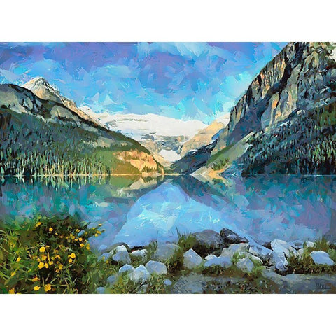 Great National Parks XXVII Black Modern Wood Framed Art Print with Double Matting by Medeiros, Celito