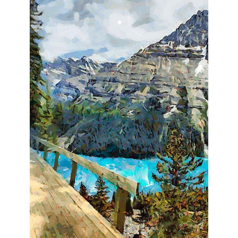 Great National Parks XXXI Black Modern Wood Framed Art Print with Double Matting by Medeiros, Celito