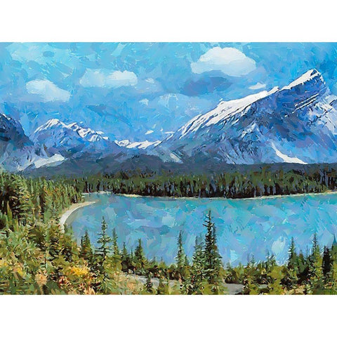 Great National Parks XXXII Black Modern Wood Framed Art Print by Medeiros, Celito