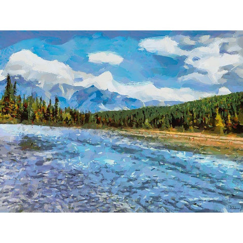 Great National Parks XXXIV Black Modern Wood Framed Art Print with Double Matting by Medeiros, Celito