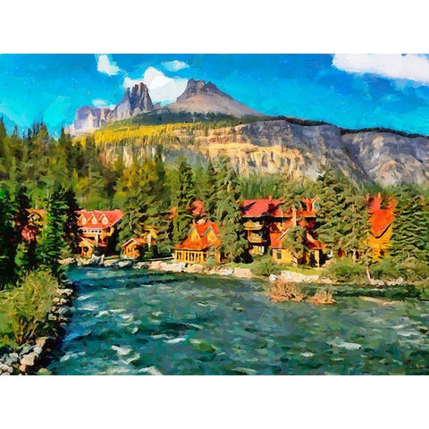 Great National Parks XXXV White Modern Wood Framed Art Print by Medeiros, Celito