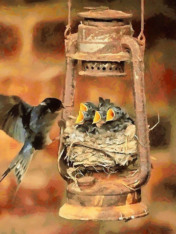 We are Hungry White Modern Wood Framed Art Print with Double Matting by Medeiros, Celito