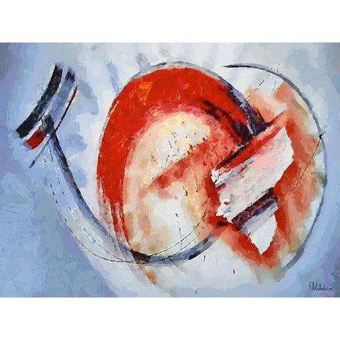 Mood of Abstraction XIII  Black Modern Wood Framed Art Print by Medeiros, Celito