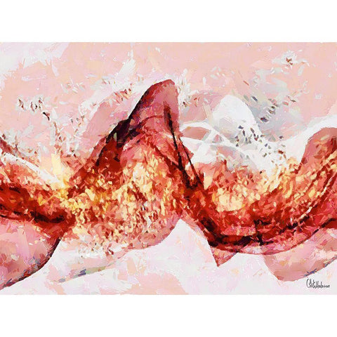 Mood of Abstraction XIV  Black Modern Wood Framed Art Print by Medeiros, Celito