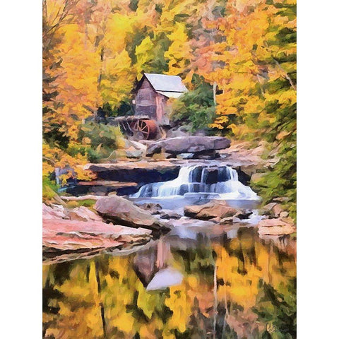 Mill Collection IV Black Modern Wood Framed Art Print by Medeiros, Celito