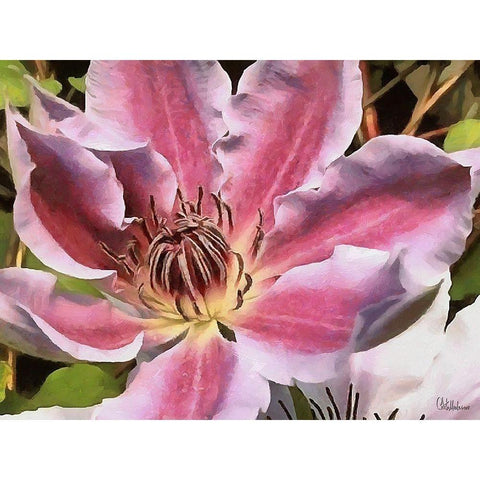 I like Flowers XIV Gold Ornate Wood Framed Art Print with Double Matting by Medeiros, Celito