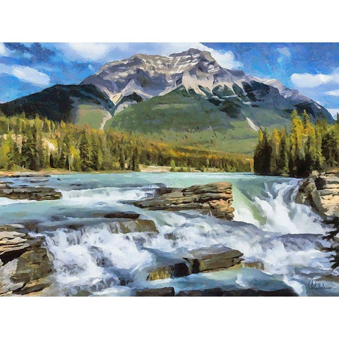 Rocky Mountains IV Black Modern Wood Framed Art Print by Medeiros, Celito