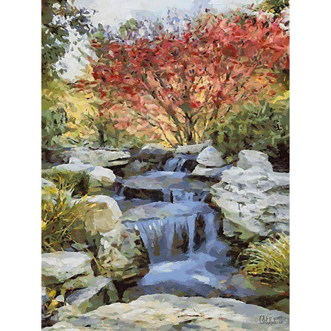 Landscapes in Monet Style XXIII Black Modern Wood Framed Art Print by Medeiros, Celito