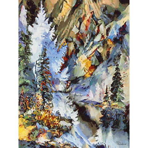 Landscapes in Monet Style XXXIV Gold Ornate Wood Framed Art Print with Double Matting by Medeiros, Celito