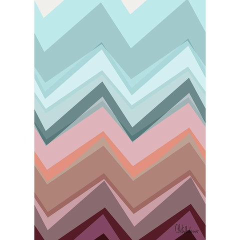 A Game with Abstract Shapes LIII Gold Ornate Wood Framed Art Print with Double Matting by Medeiros, Celito