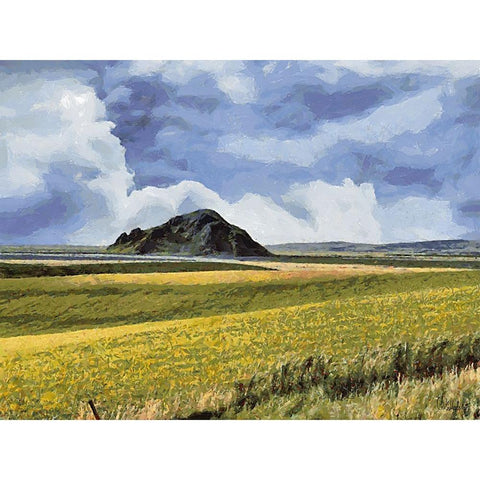 Beautiful nature in Iceland XVII Gold Ornate Wood Framed Art Print with Double Matting by Medeiros, Celito