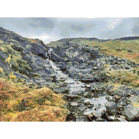 Beautiful nature in Iceland XXIV Black Modern Wood Framed Art Print by Medeiros, Celito