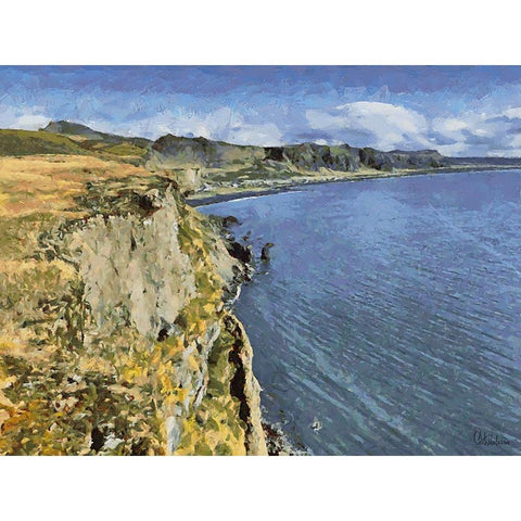 Beautiful nature in Iceland XXVII Gold Ornate Wood Framed Art Print with Double Matting by Medeiros, Celito