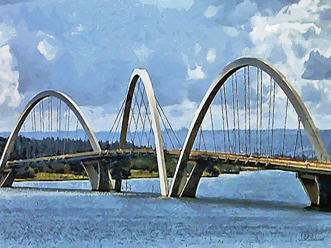 Travel Destination around the World IV White Modern Wood Framed Art Print with Double Matting by Medeiros, Celito