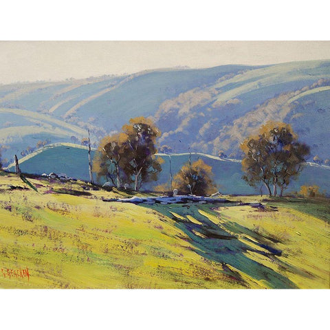 Afternoon Lithgow Black Modern Wood Framed Art Print with Double Matting by Gercken, Graham