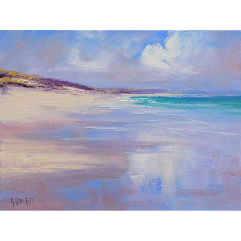 Cloud Reflections Black Modern Wood Framed Art Print by Gercken, Graham