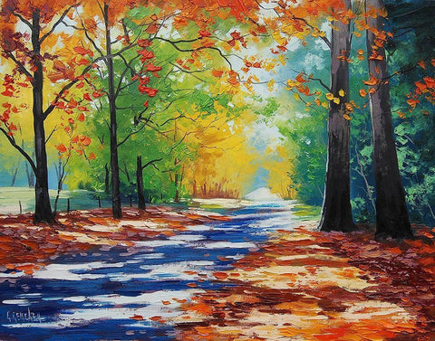 Road Through Mt. Wilson White Modern Wood Framed Art Print with Double Matting by Gercken, Graham