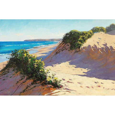 Dune Paintings Gold Ornate Wood Framed Art Print with Double Matting by Gercken, Graham