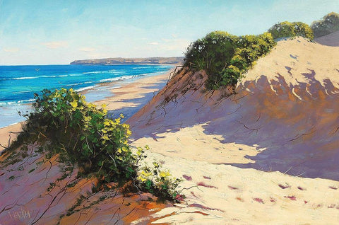 Dune Paintings Black Ornate Wood Framed Art Print with Double Matting by Gercken, Graham