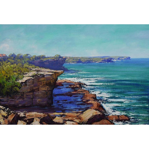 Sydney Harbour II White Modern Wood Framed Art Print by Gercken, Graham