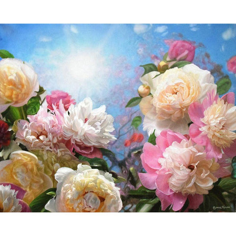 Towards the Sun Black Modern Wood Framed Art Print with Double Matting by Kopania, Zbigniew