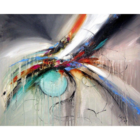 The Beginning White Modern Wood Framed Art Print by Kovacs, Anna Brigite