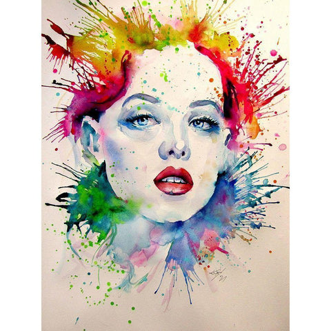 Charming Girl VIII White Modern Wood Framed Art Print by Kovacs, Anna Brigite