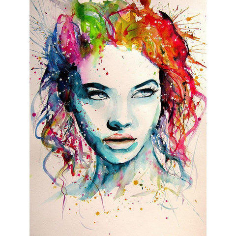 Charming Girl X White Modern Wood Framed Art Print by Kovacs, Anna Brigite