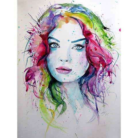 Charming Girl XVI Gold Ornate Wood Framed Art Print with Double Matting by Kovacs, Anna Brigite
