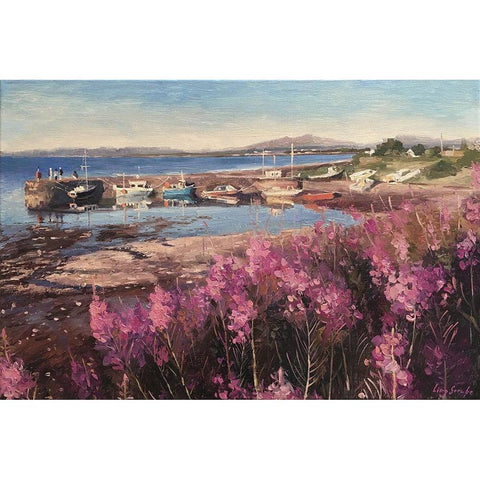 Scotland Landscape IV Black Modern Wood Framed Art Print with Double Matting by Strube, Ling