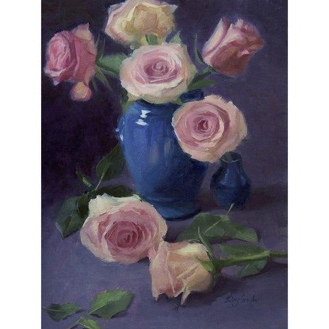 Anmut White Modern Wood Framed Art Print by Strube, Ling