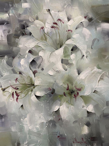 Winter Sleep Black Ornate Wood Framed Art Print with Double Matting by Singatullin, Marsel