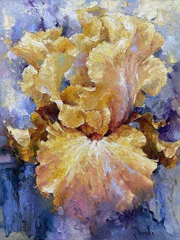 Sun Dance Black Ornate Wood Framed Art Print with Double Matting by Singatullin, Marsel