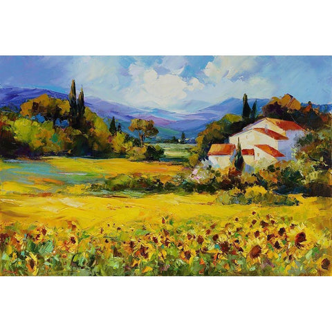 La Belle de Jour Gold Ornate Wood Framed Art Print with Double Matting by Bond