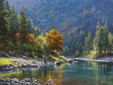 Power Source White Modern Wood Framed Art Print with Double Matting by Yushkevich, Viktor