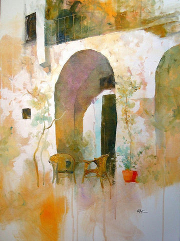 A Touch of Eternity Black Ornate Wood Framed Art Print with Double Matting by Zakrynycny, Viktor