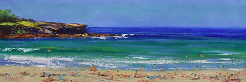 Bondi Beach Black Ornate Wood Framed Art Print with Double Matting by Gercken, Graham