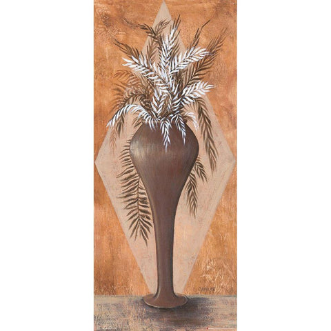Flowers in the Vase III Gold Ornate Wood Framed Art Print with Double Matting by Dahlke, Izabella