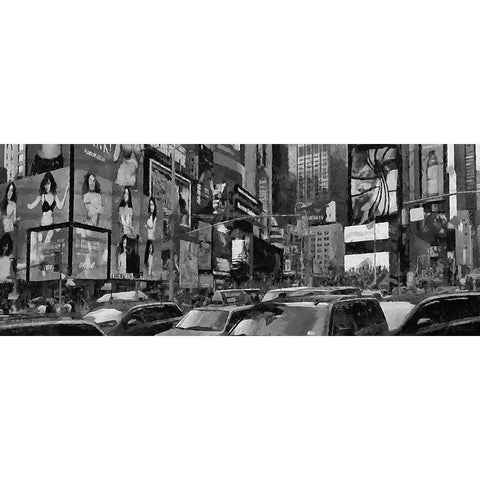 My lovely New York XXXVIII Black Modern Wood Framed Art Print by Medeiros, Celito