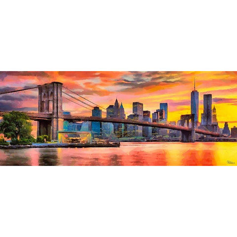 My lovely New York XXXIX White Modern Wood Framed Art Print by Medeiros, Celito