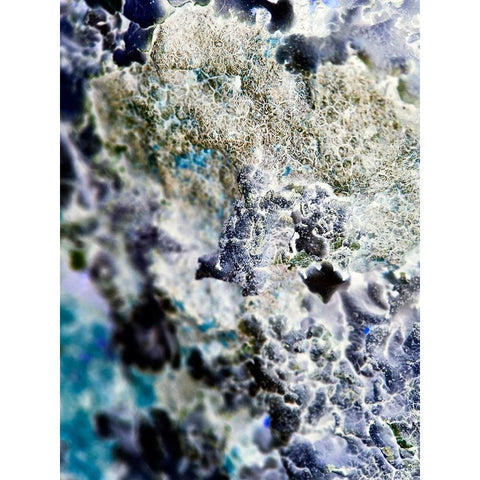 Texture Group II Black Modern Wood Framed Art Print with Double Matting by Grayscale