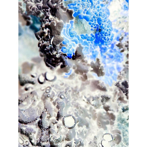 Texture Group III Black Modern Wood Framed Art Print with Double Matting by Grayscale