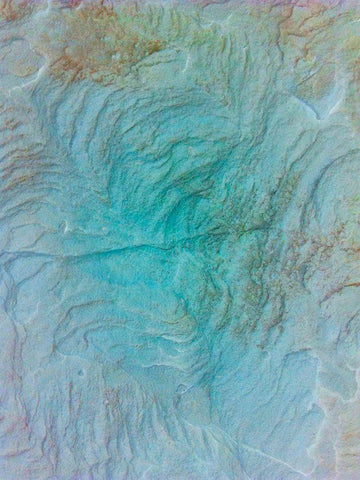 Sand Wall I Black Ornate Wood Framed Art Print with Double Matting by Grayscale