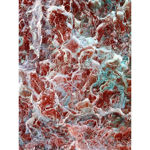 Red Texture III Black Modern Wood Framed Art Print by Grayscale