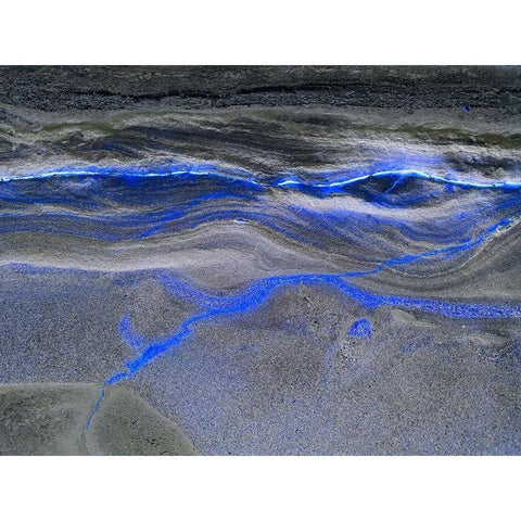 Inverted Sand IV Black Modern Wood Framed Art Print by Grayscale