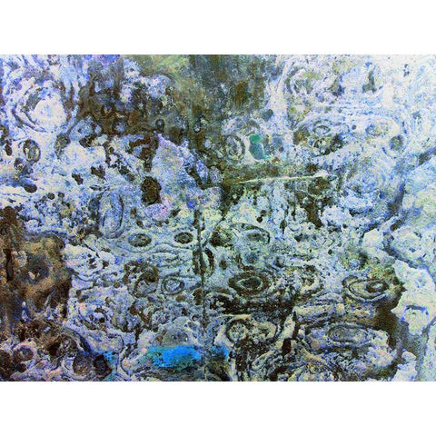 Eroded Stucco III White Modern Wood Framed Art Print by Grayscale
