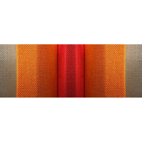 Fabric XVI Black Modern Wood Framed Art Print with Double Matting by Grayscale